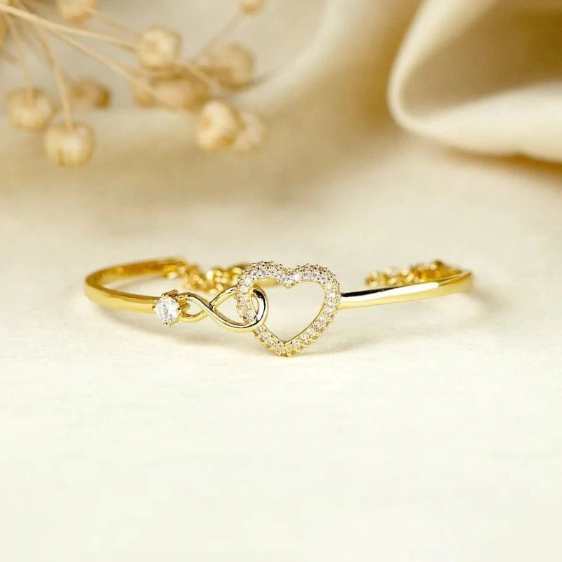Pulsera Corazón Infinito💫 + Caja de Regalo 🎁