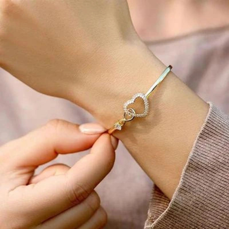 Pulsera Corazón Infinito💫 + Caja de Regalo 🎁