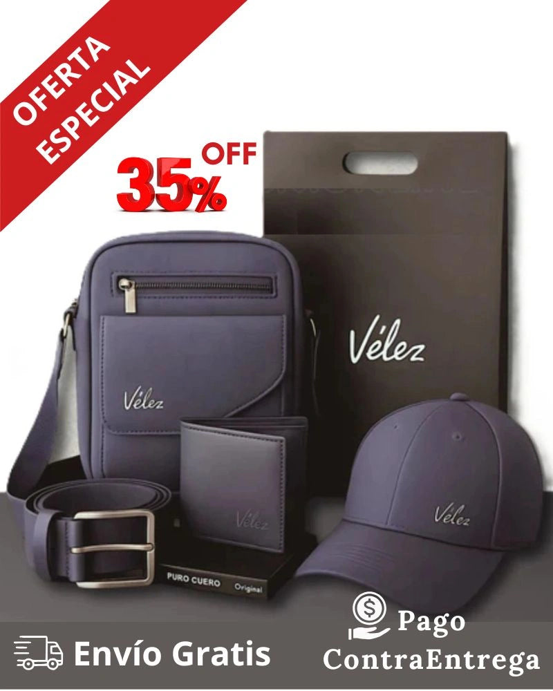¡Combo Exclusivo! Gorra - Carriel - Correa y Billetera
