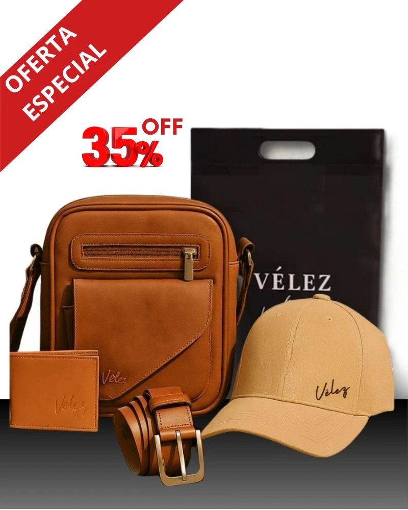 ¡Combo Exclusivo! Gorra - Carriel - Correa y Billetera