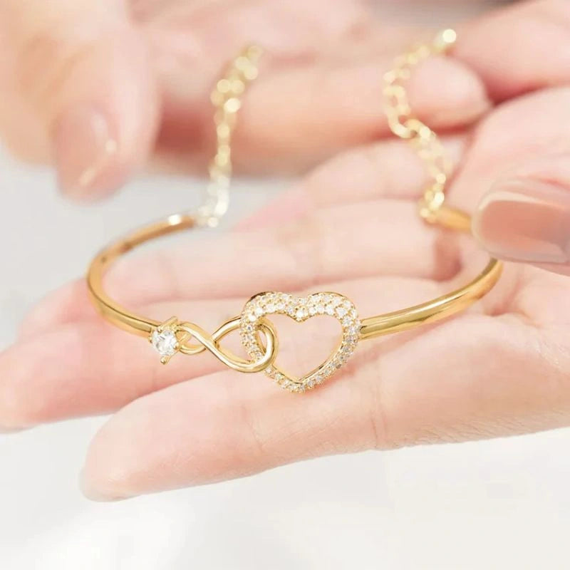 Pulsera Corazón Infinito💫 + Caja de Regalo 🎁