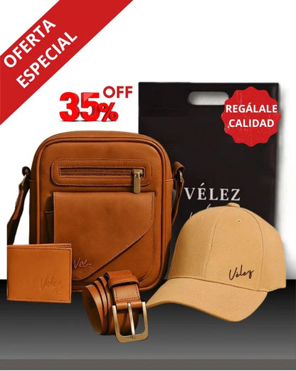¡Combo Exclusivo! Carriel - Correa y Billetera ¡Gratis GORRA PREMIUM!💥