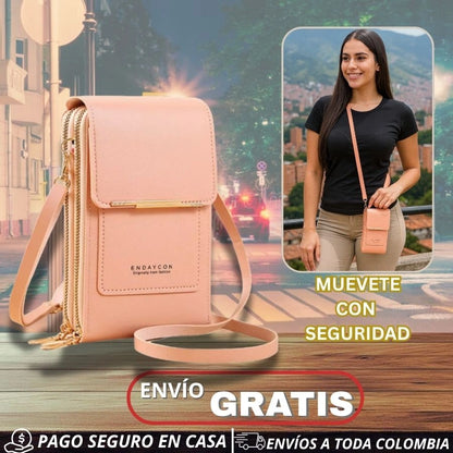 Bolso Porta Celular,  Billetera y Manos Libres  3 en 1 - Oferta Paga 1 lleva el segundo GRATIS